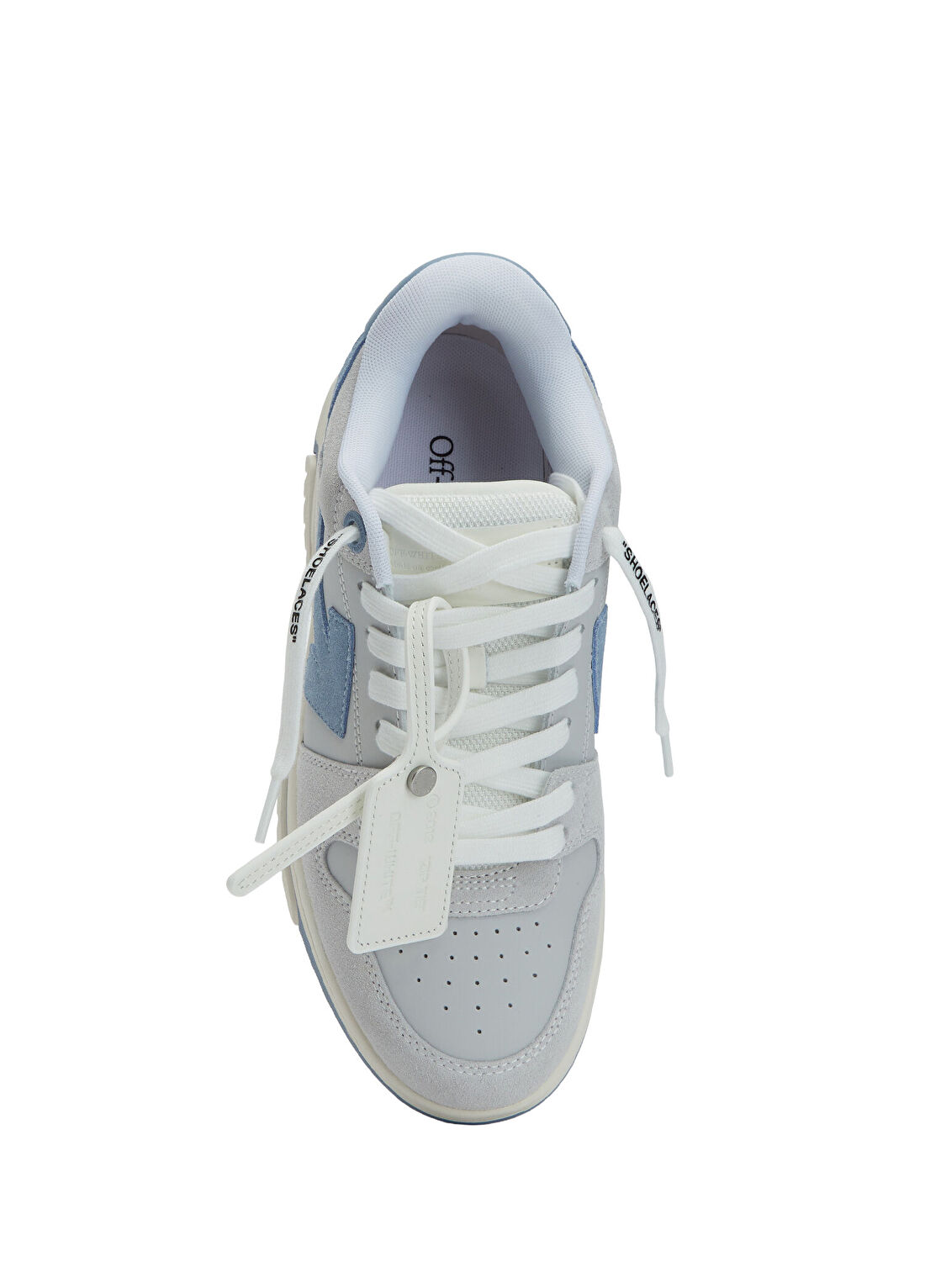 Off-White Açık Gri Kadın Deri Sneaker görsel 4