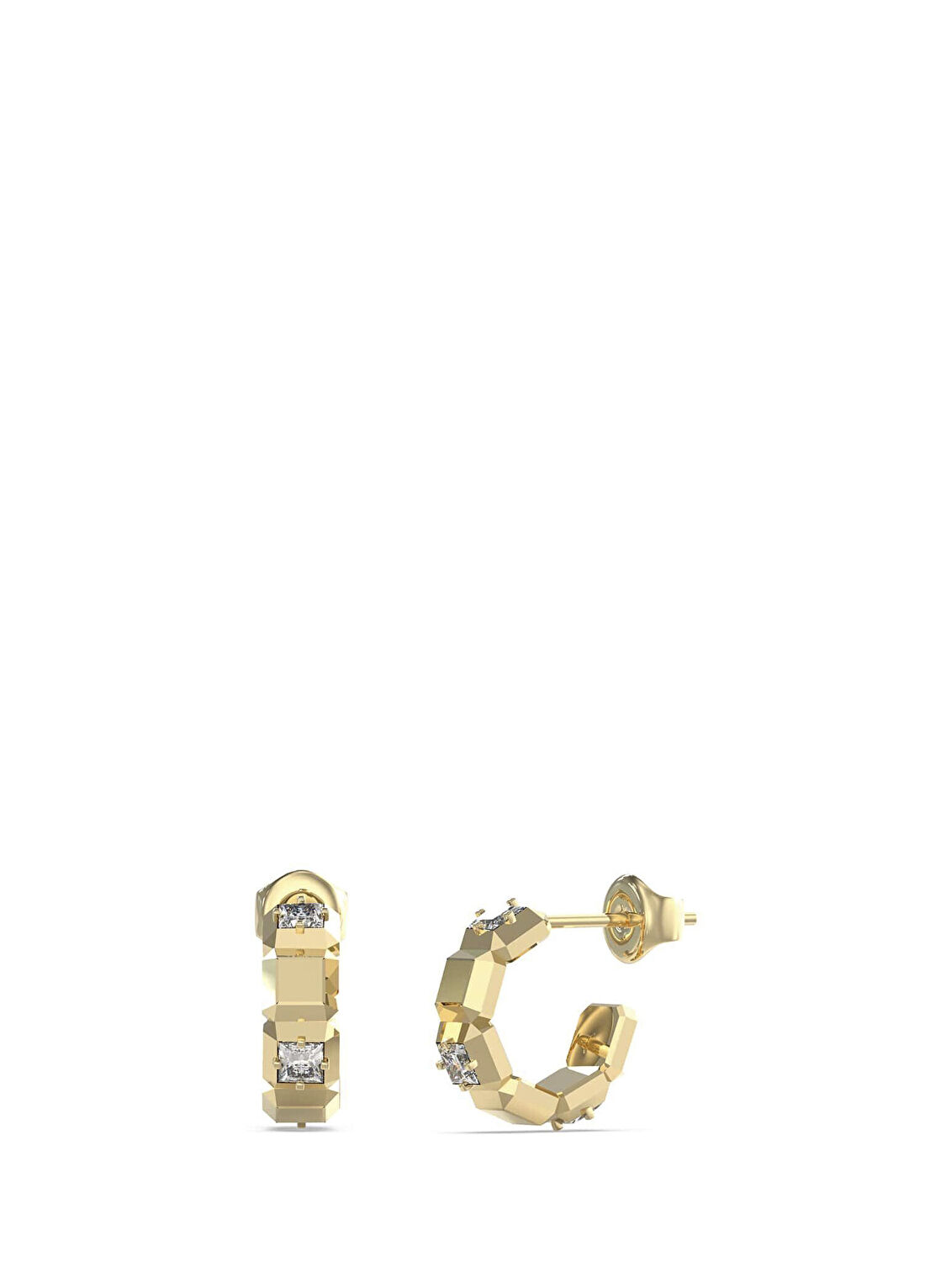 Guess JGUJUBE06183JWYGTU Taşlı Altın Rengi Çelik Kadın Küpe