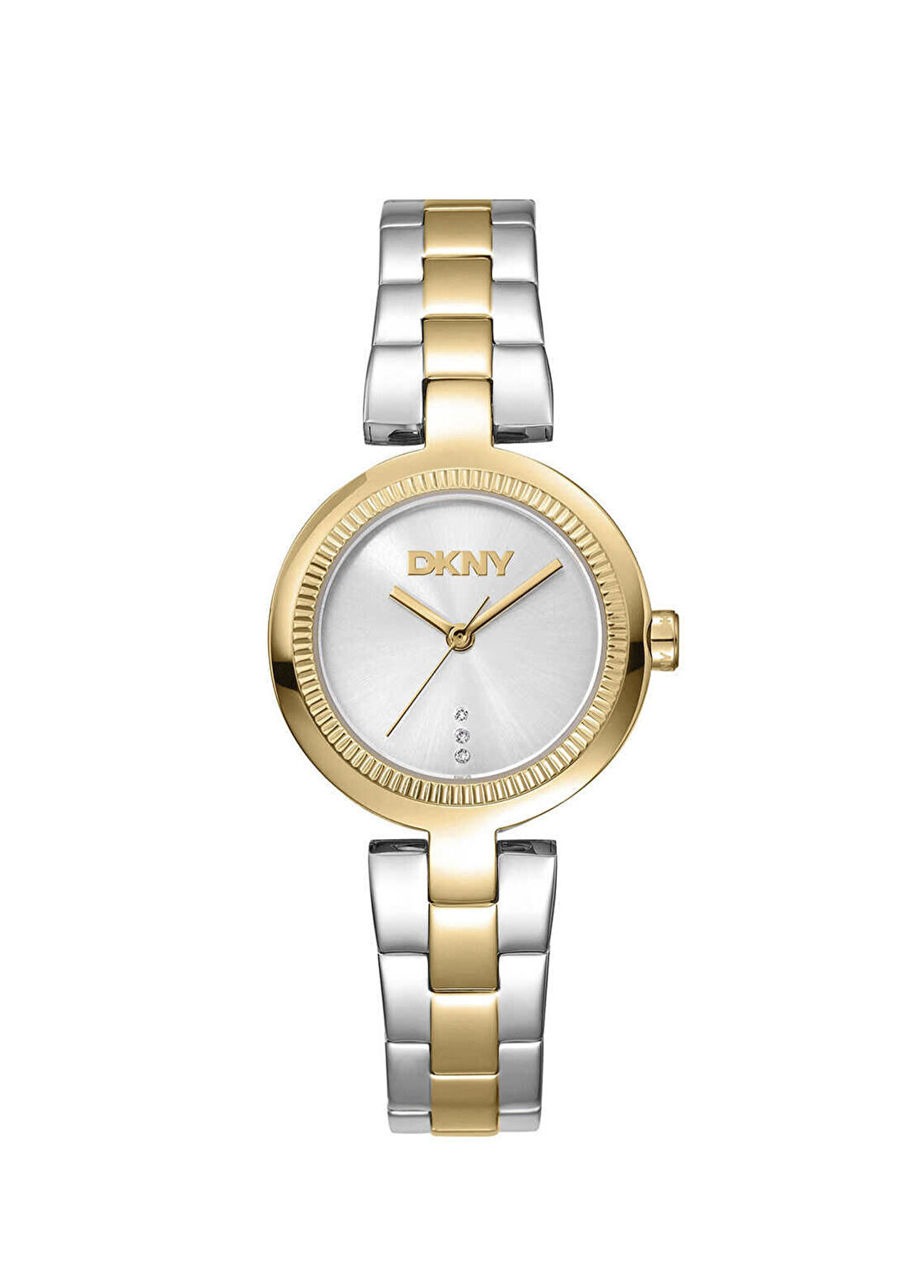 DKNY DK1L186M0055 Altın Rengi Metalik Gri Çelik Kadın Kol Saati