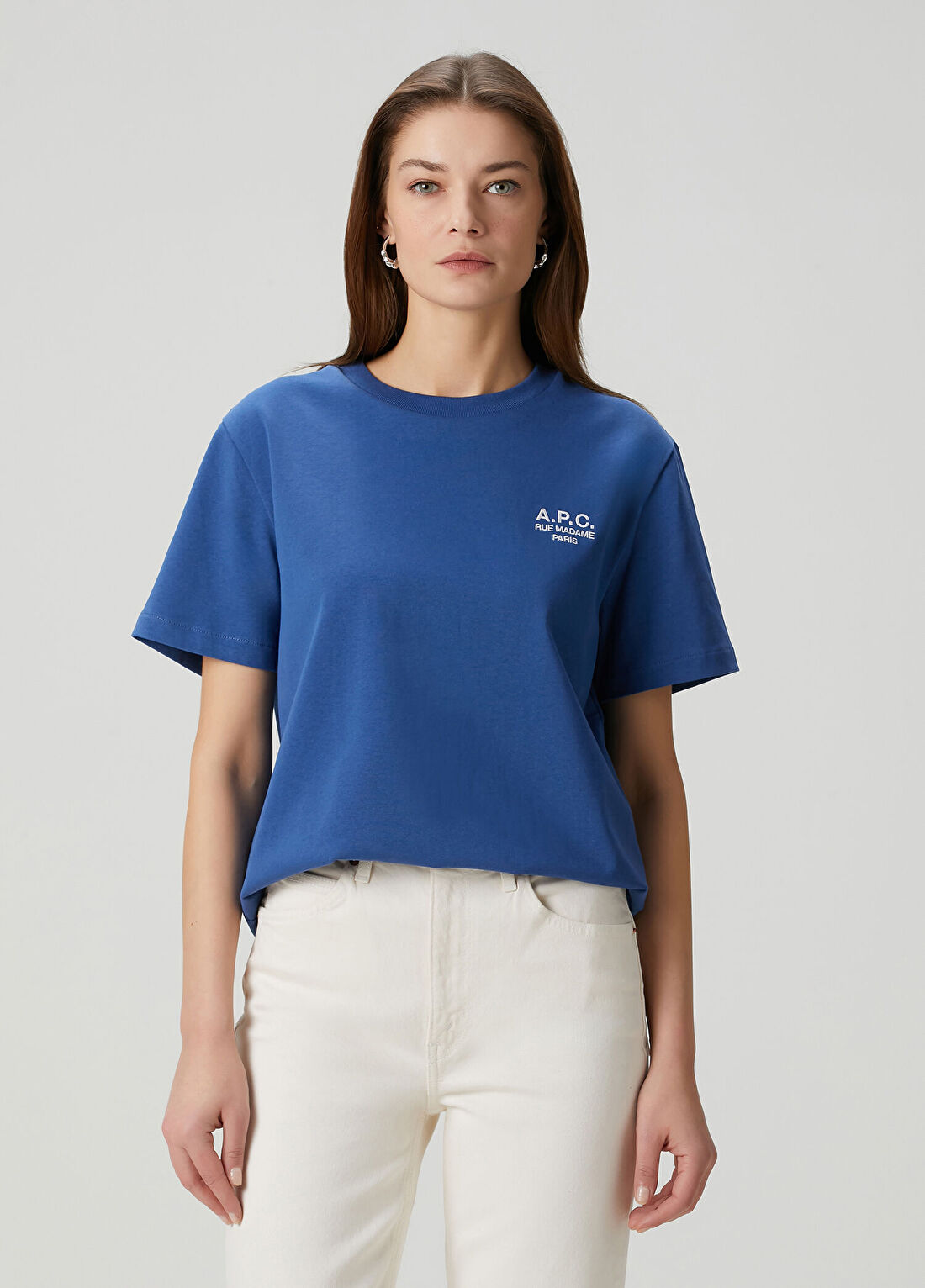 A.P.C. Mavi Logolu T-shirt