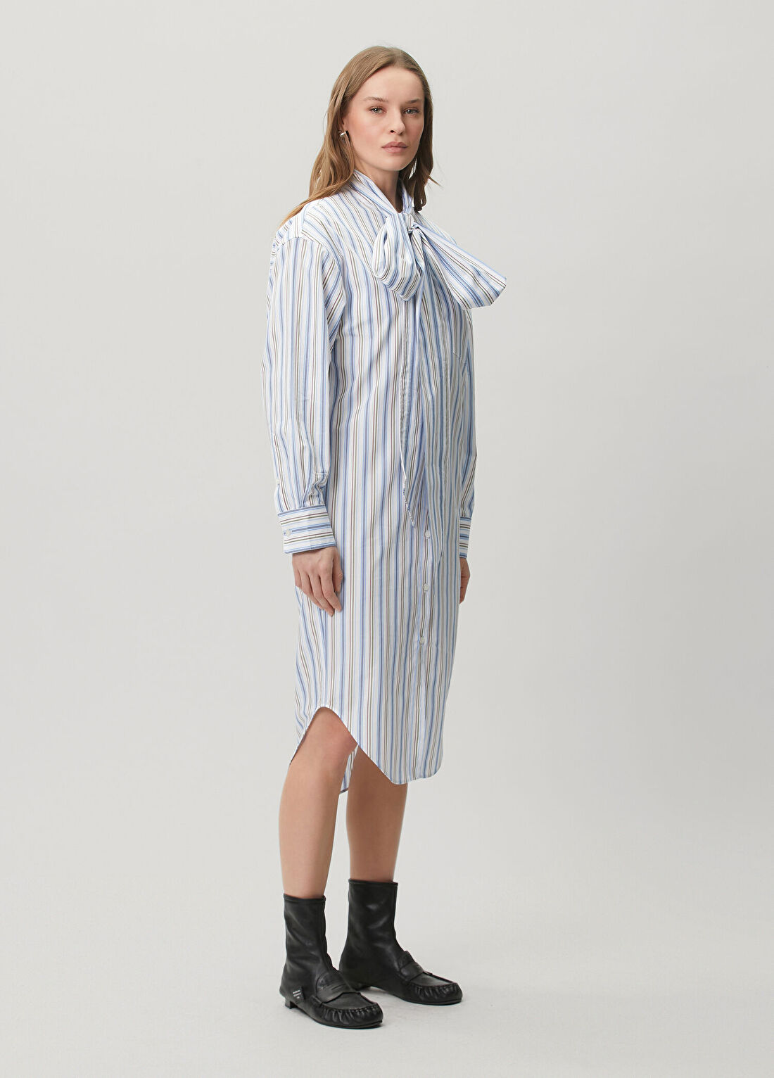 Acne Studios Midi Gömlek Elbise görsel 3