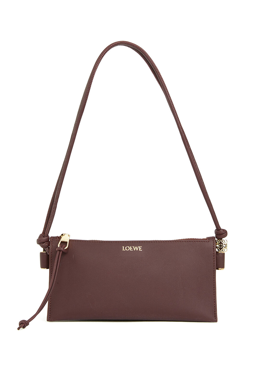 Loewe Joya Koyu Bordo Kadın Deri Çapraz Çanta
