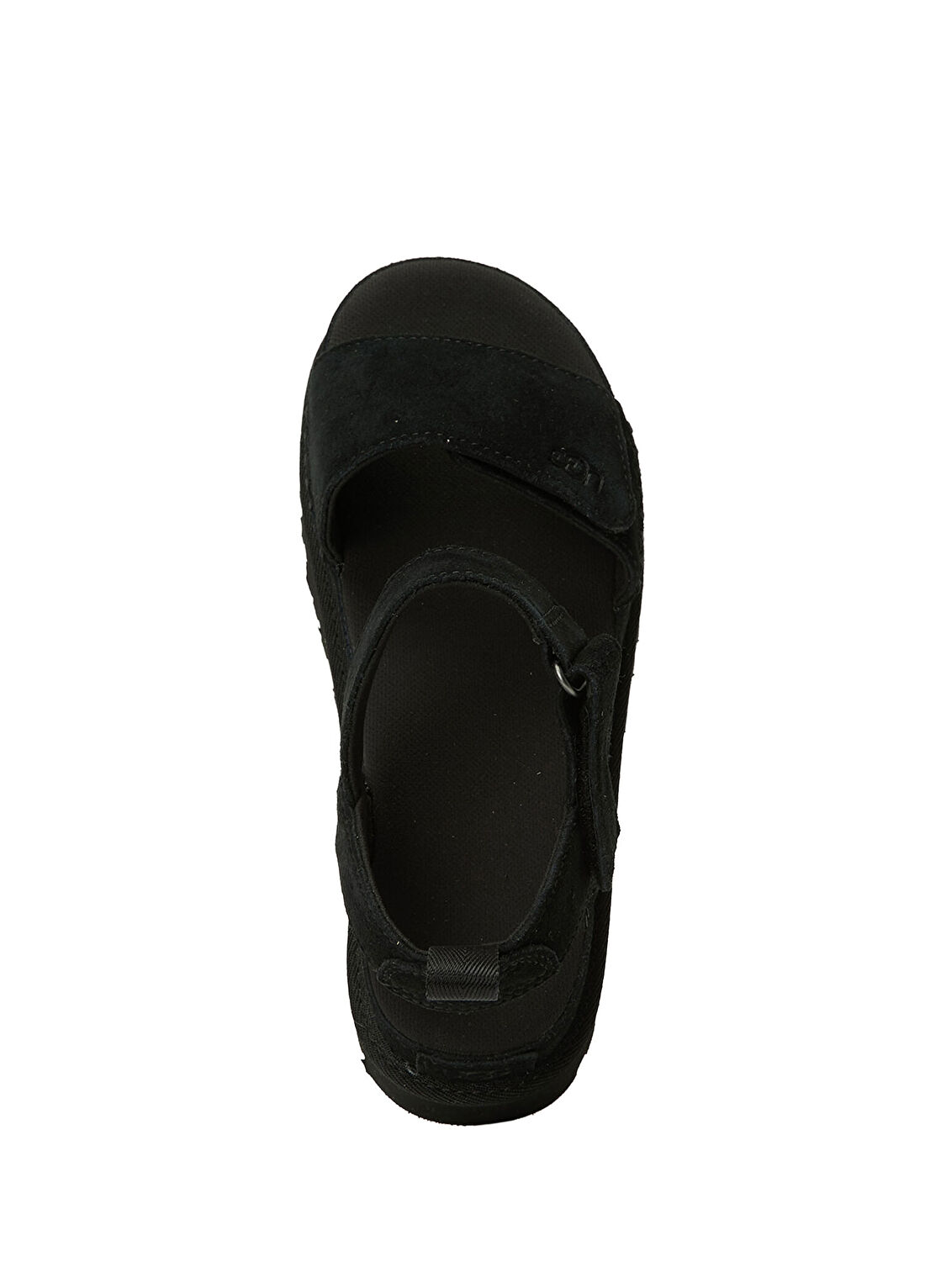 Ugg GoldenStar Siyah Kadın Deri Sandalet görsel 4