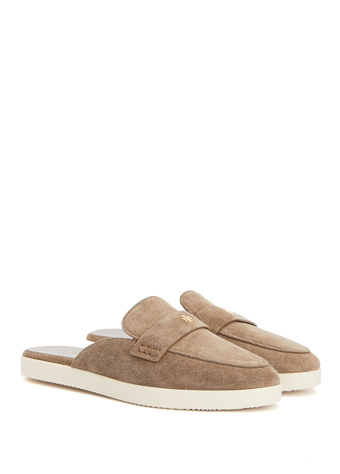 Tory Burch Ballet Vizon Kadın Süet Terlik görsel 2