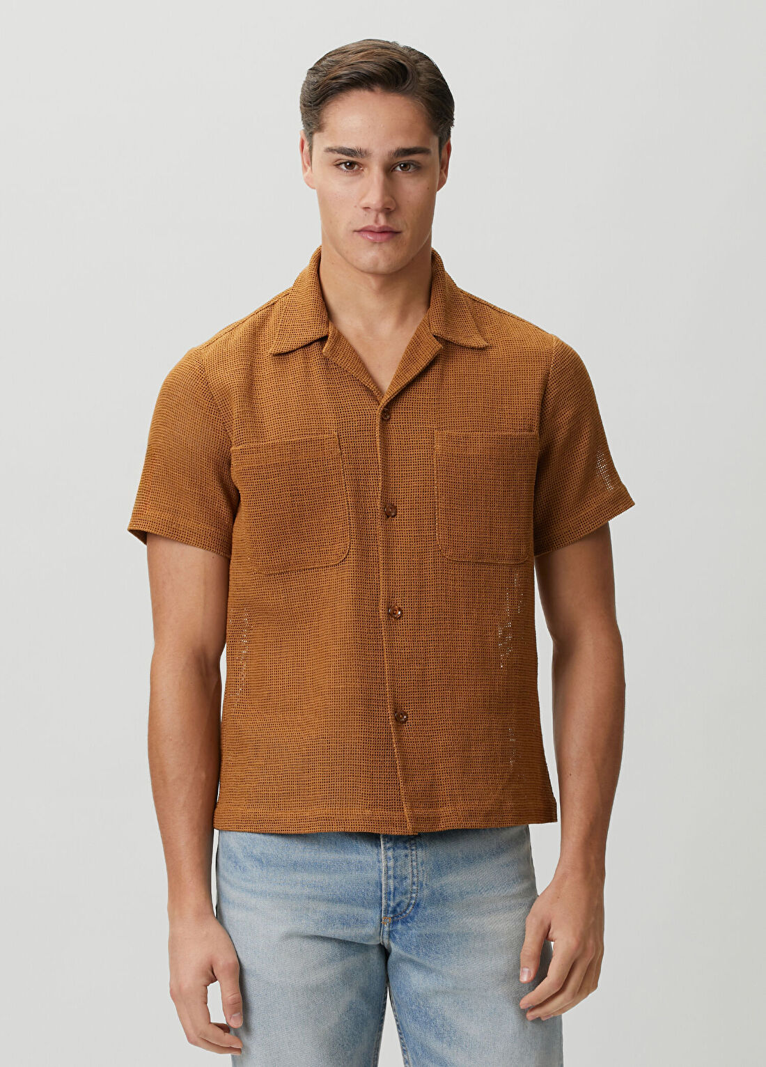 Sandro Deve Tüyü Triko Gömlek