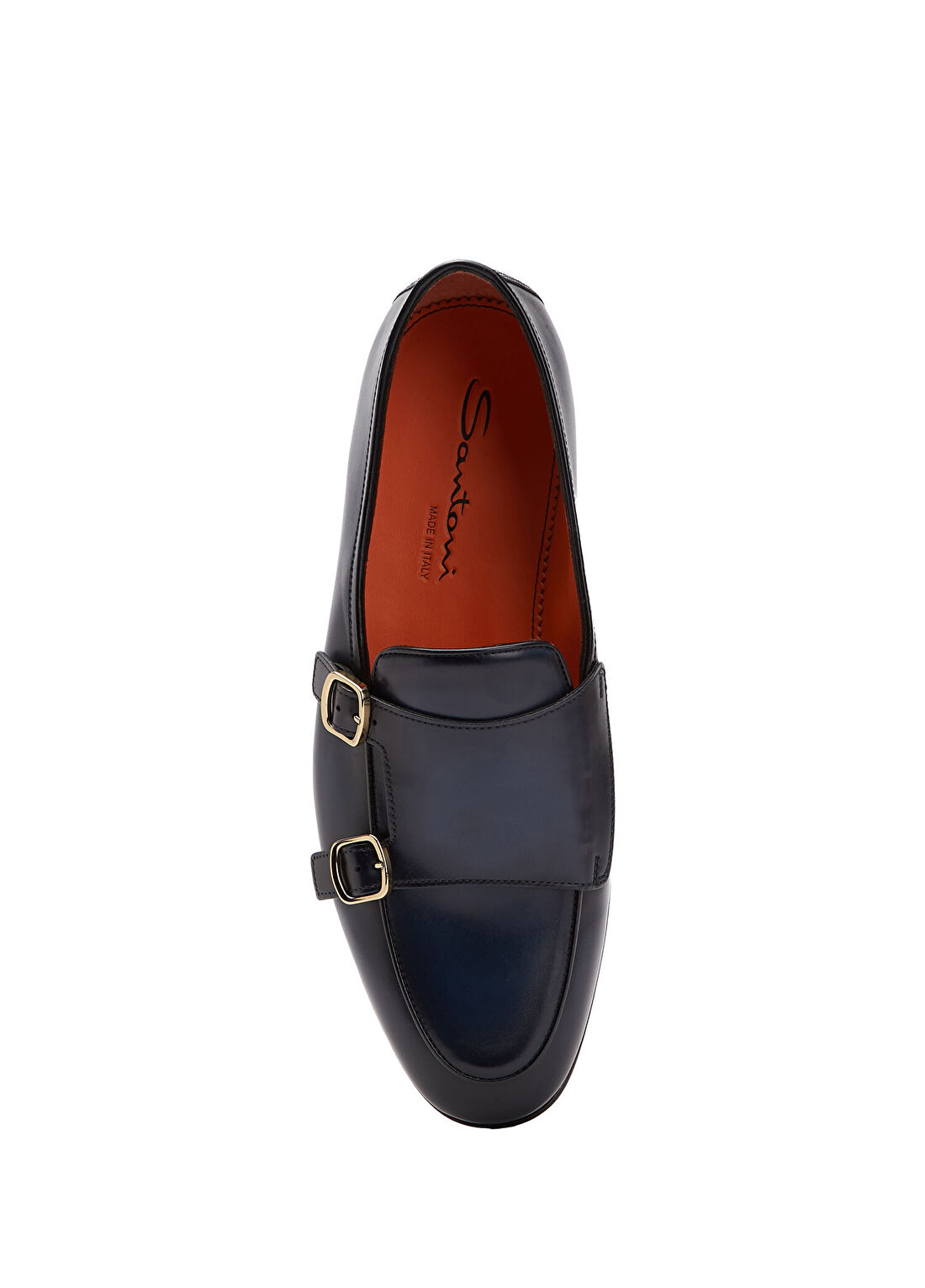 Santoni Carlos Lacivert Erkek Deri Loafer görsel 4