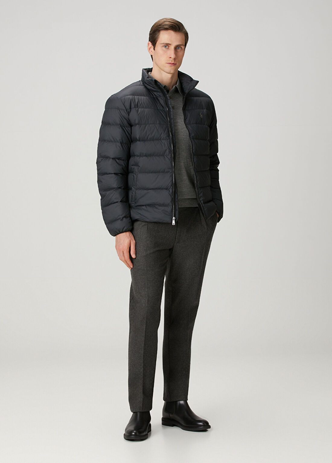 Polo Ralph Lauren Siyah Puff Mont görsel 2