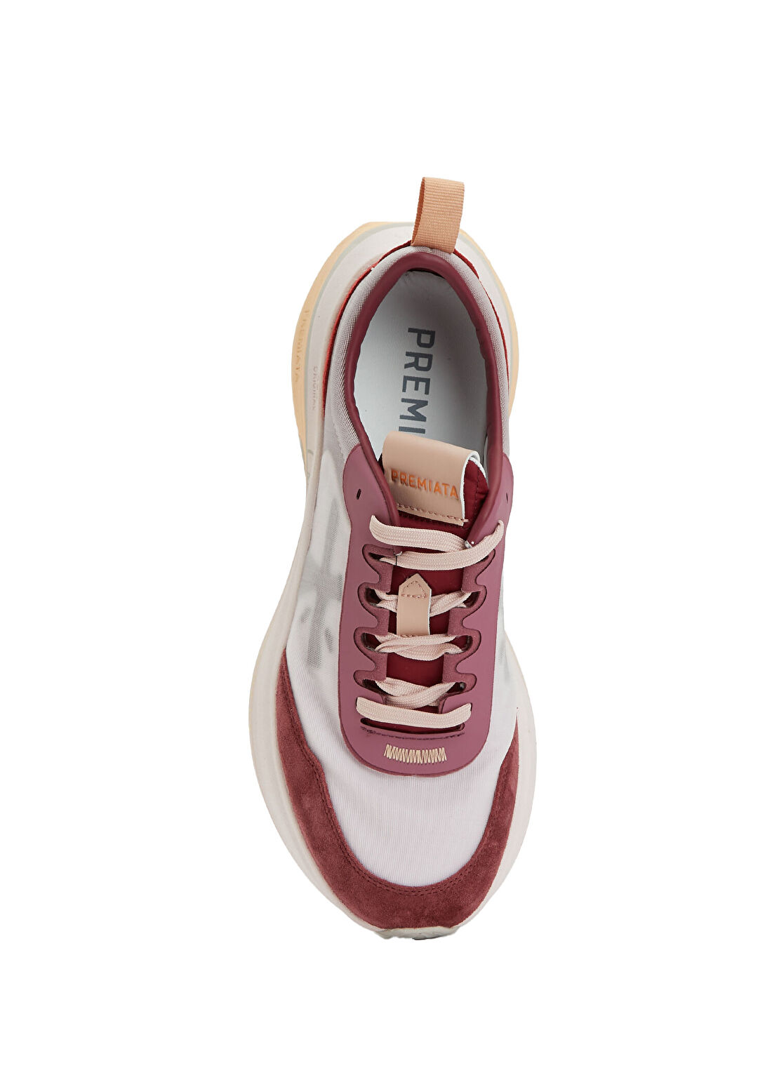 Premiata Hill Pembe Beyaz Kadın Sneaker görsel 4