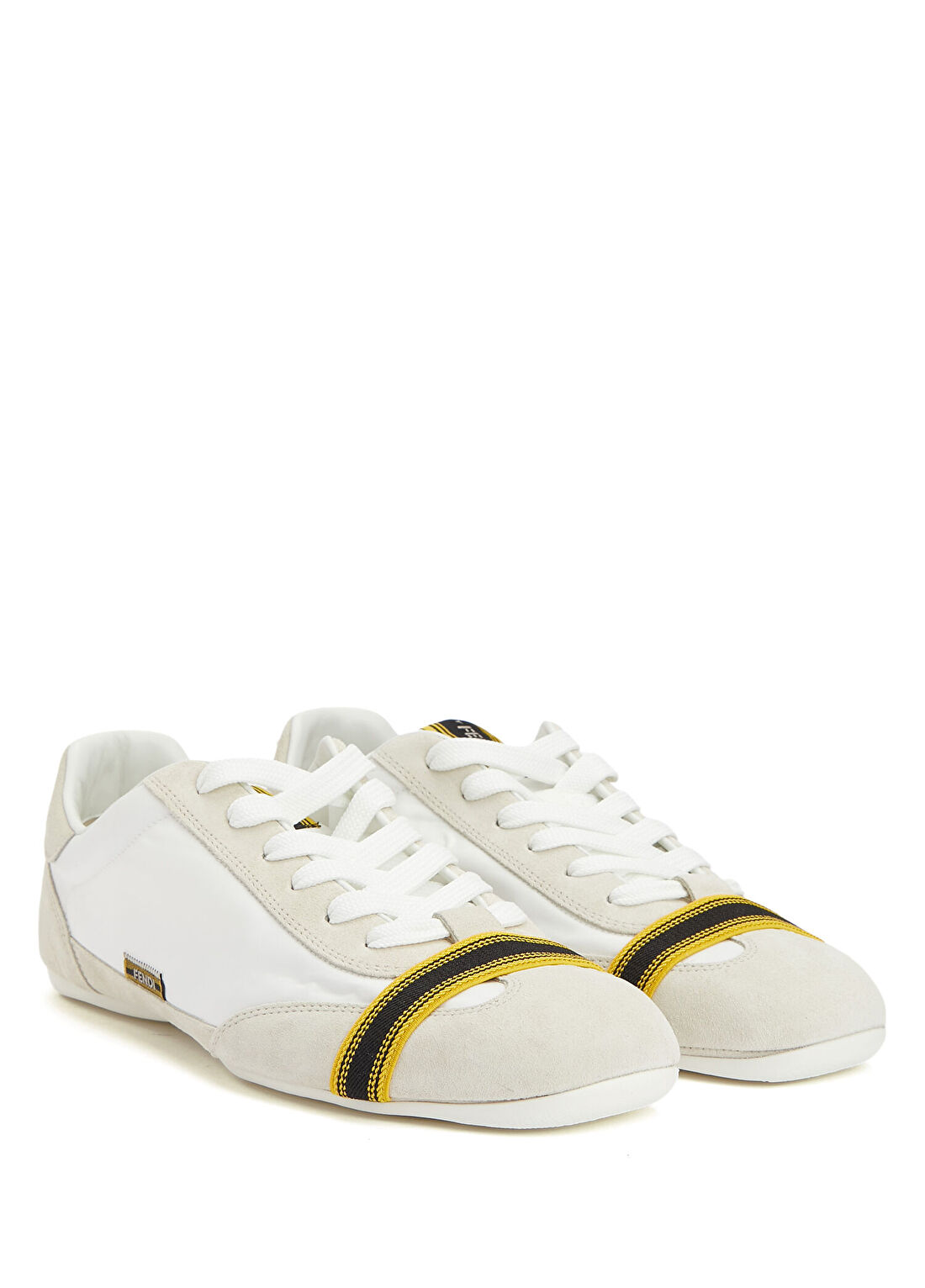 Fendi Wrap Beyaz Erkek Deri Sneaker görsel 2