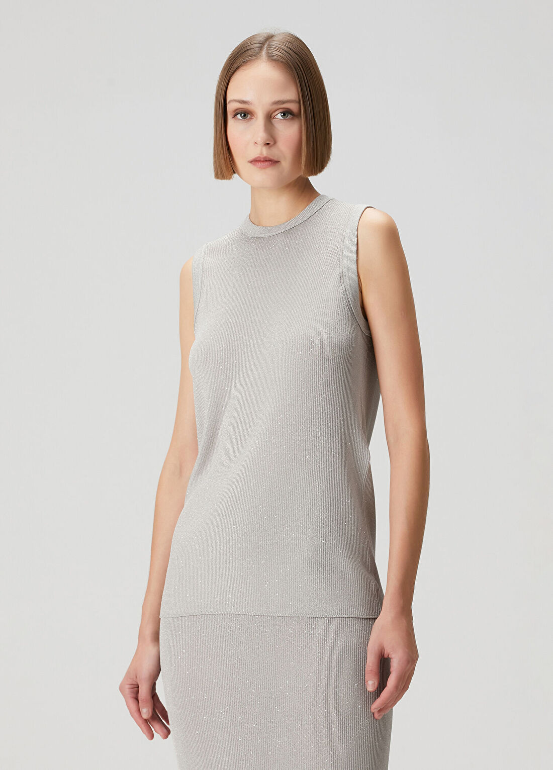 Tom Ford Silver Payetli Atlet görsel 3