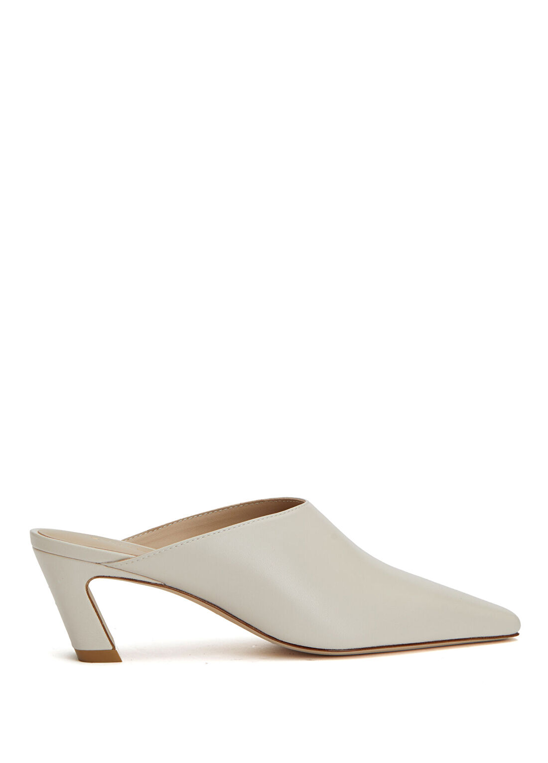 Stuart Weitzman Stassi Ekru Kadın Deri Terlik