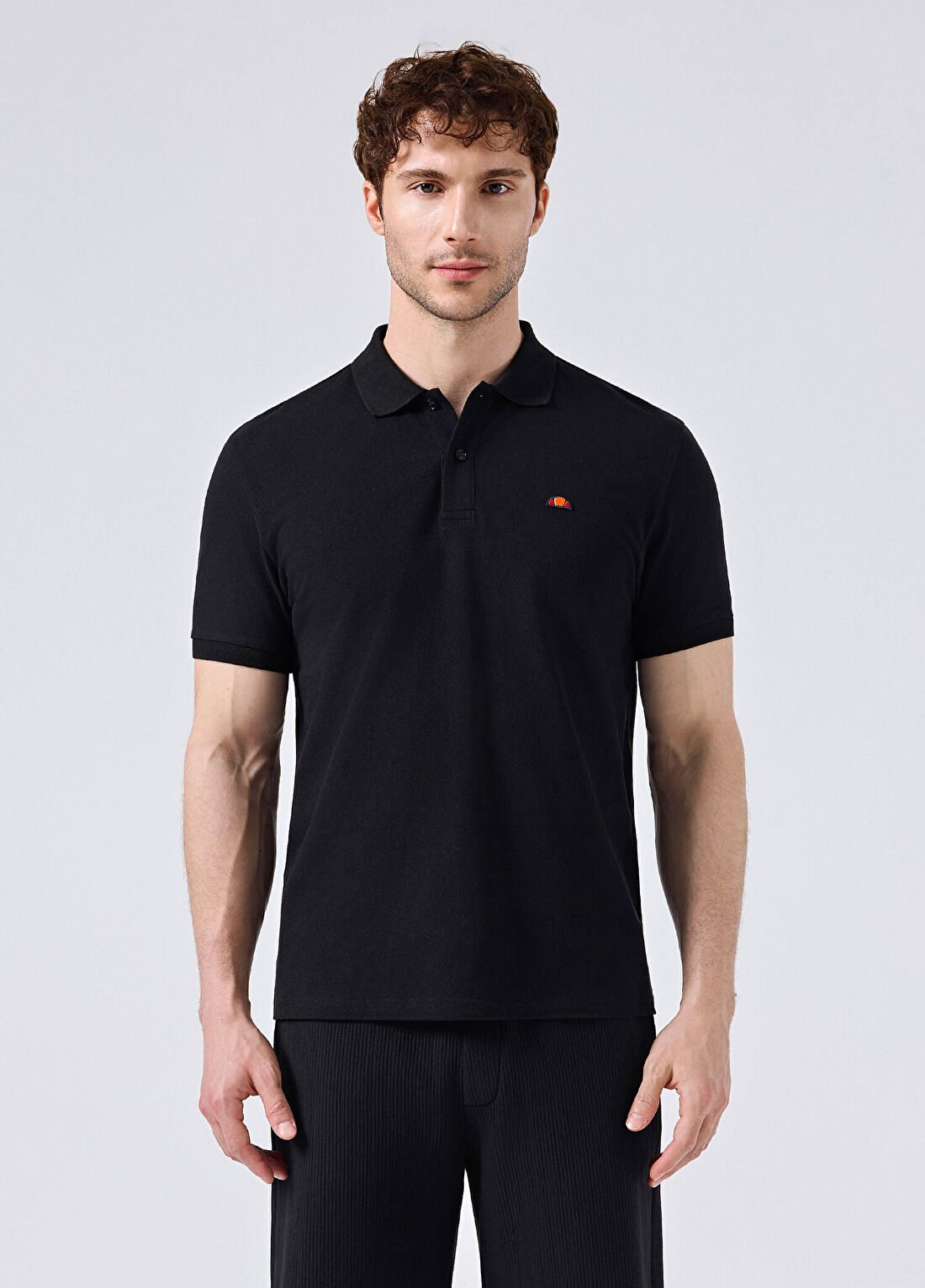 Ellesse Siyah Polo Yaka Kısa Kollu Erkek T-shirt 6SM5044-BK
