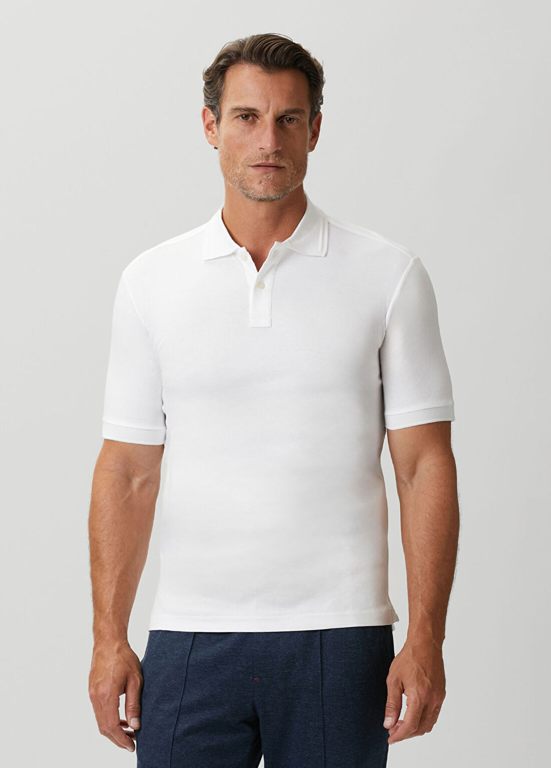 Eton Beyaz Polo Yaka T-shirt