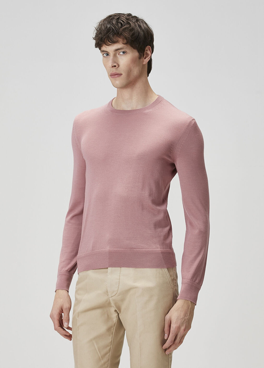 Tom Ford Koyu Pembe Kaşmir Kazak görsel 3