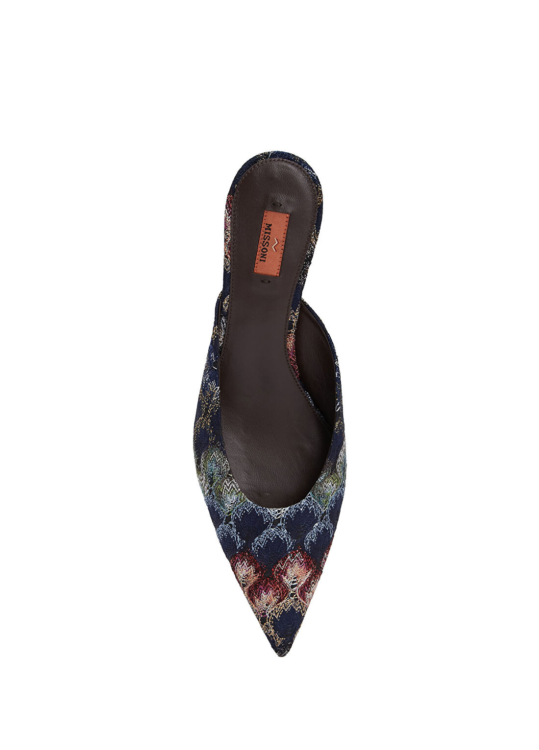 Missoni Lacivert Jakarlı Kadın Terlik görsel 4
