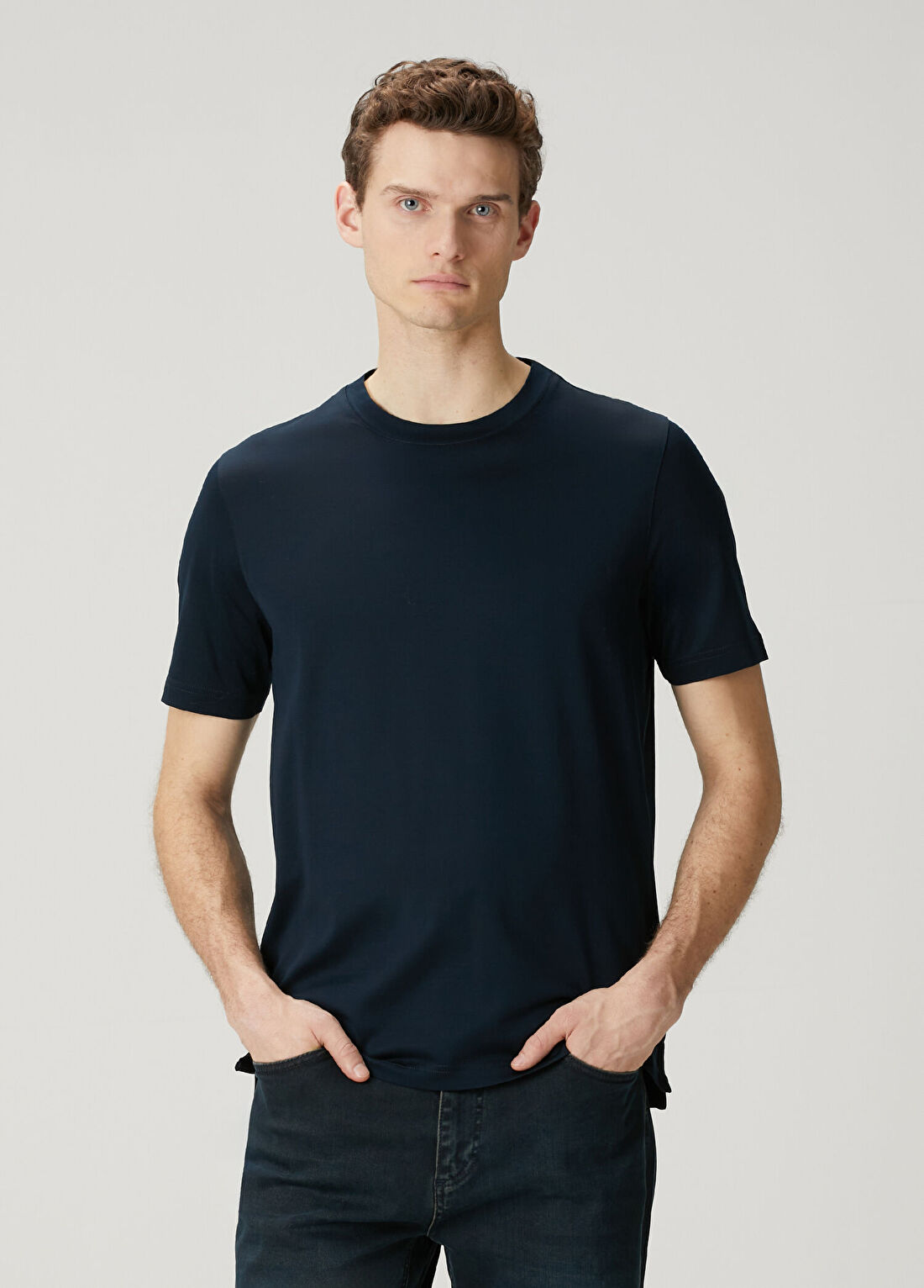 Pal Zileri Lacivert Basic T-shirt