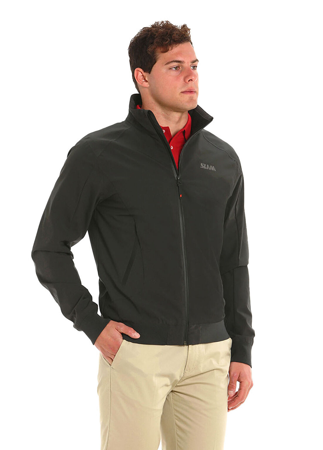 Slam Dock Jacket Gri Erkek Spor Ceket görsel 2