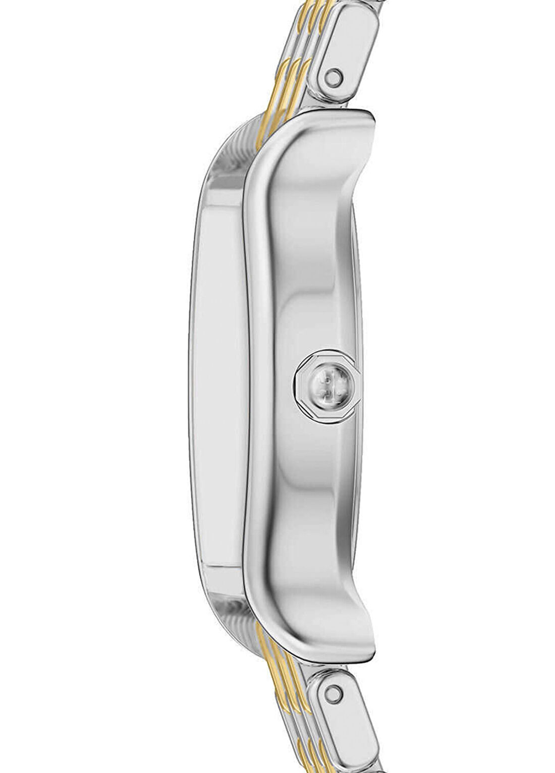 Tory Burch TBW1158 The Eleanor Curve Small Altın Rengi Metalik Gri Çelik Kadın Kol Saati görsel 2