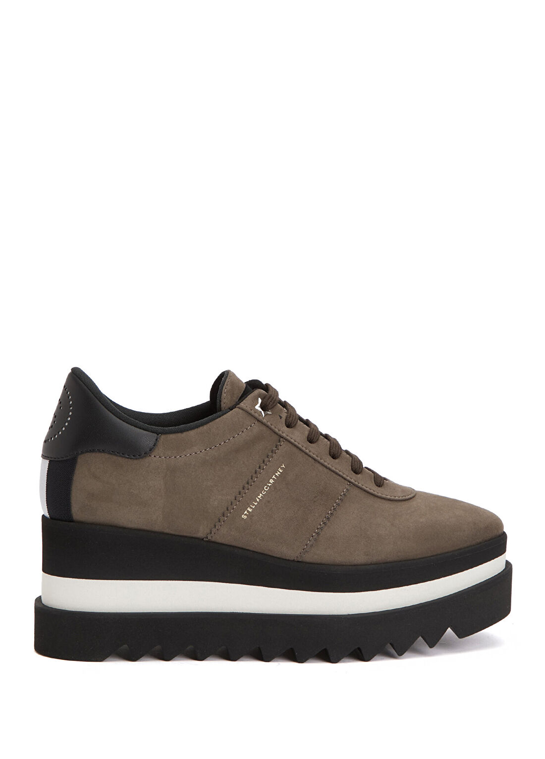 Stella McCartney Sneak-Elyse Kahverengi Platformlu Kadın Sneaker