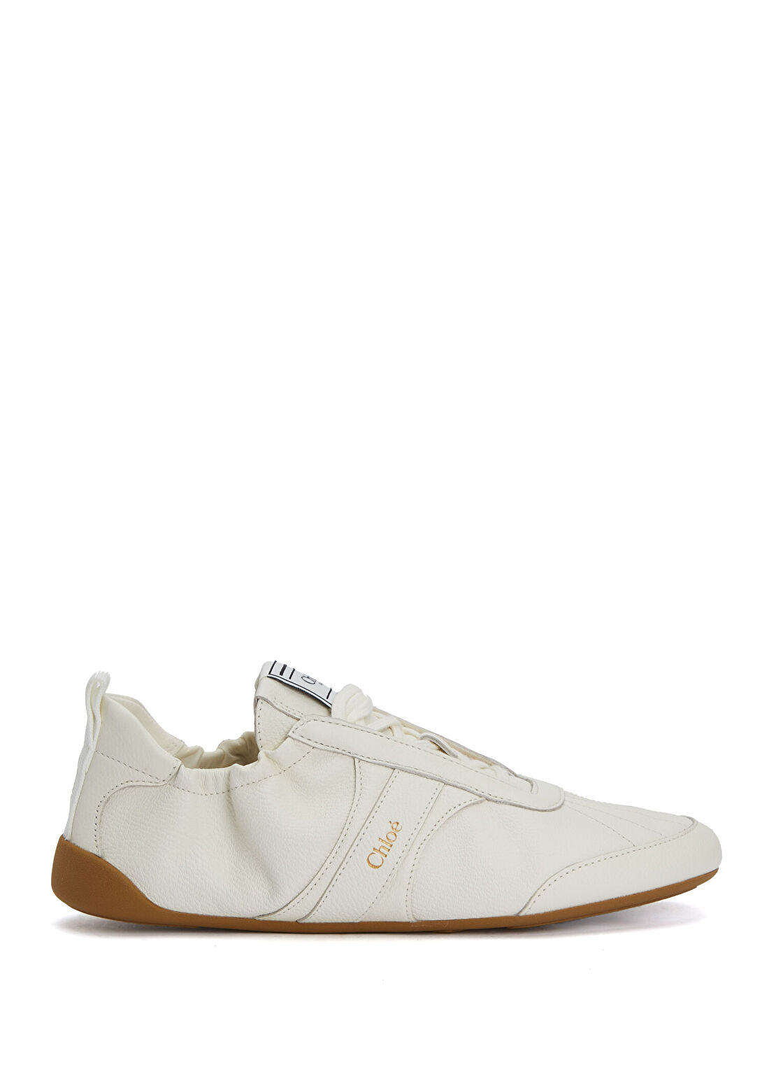 Chloe Kick Ekru Kadın Deri Sneaker