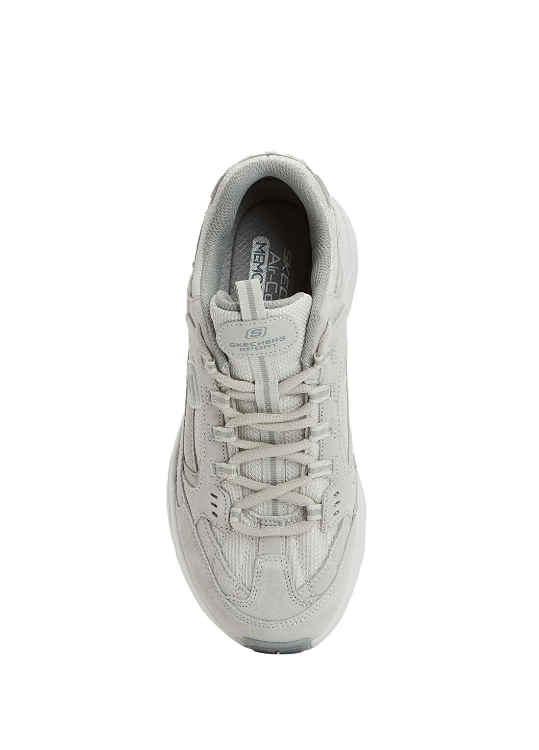 Skechers Stamina Gri Kadın Deri Sneaker görsel 4