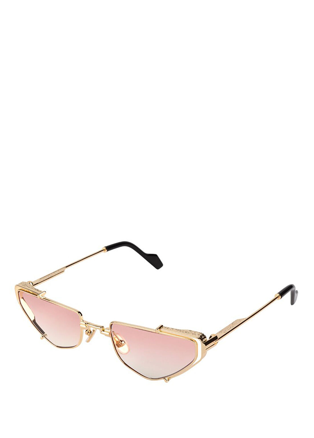 Original Vintage Sunglasses Twenties TW03 Gold-124 Altın Rengi Metal Unisex Güneş Gözlüğü