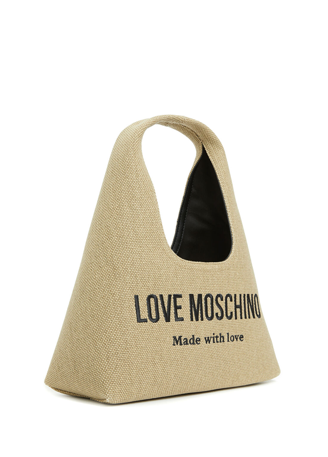 Love Moschino Krem Kadın Kanvas Çanta görsel 3