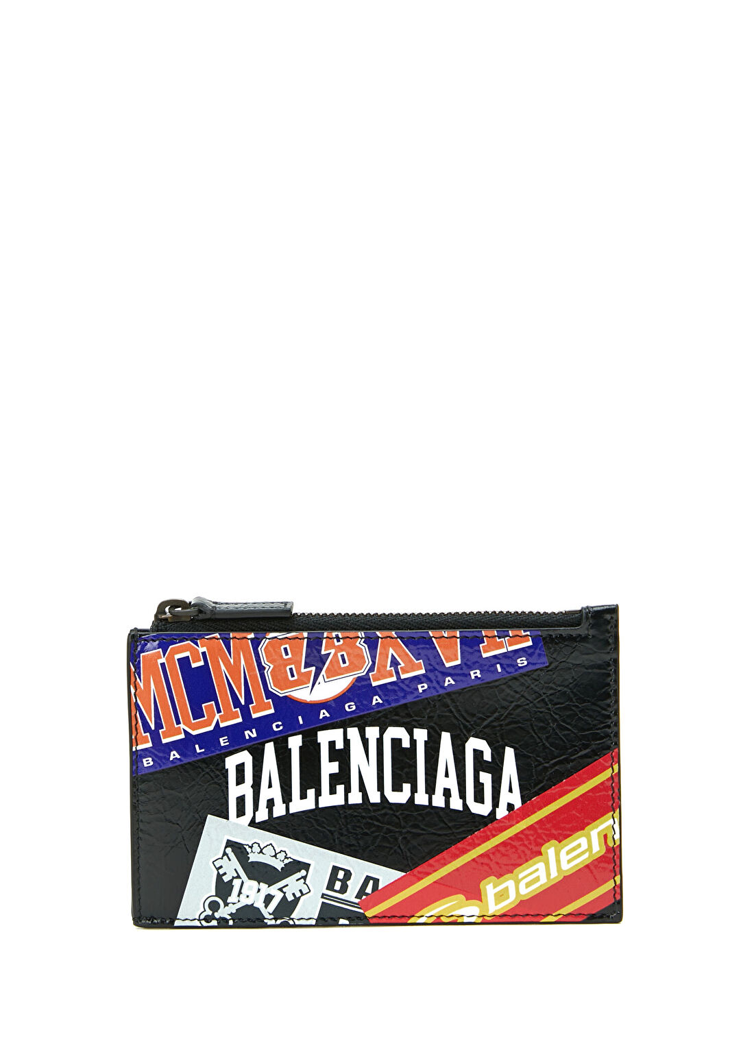Balenciaga Siyah Erkek Deri Kartlık