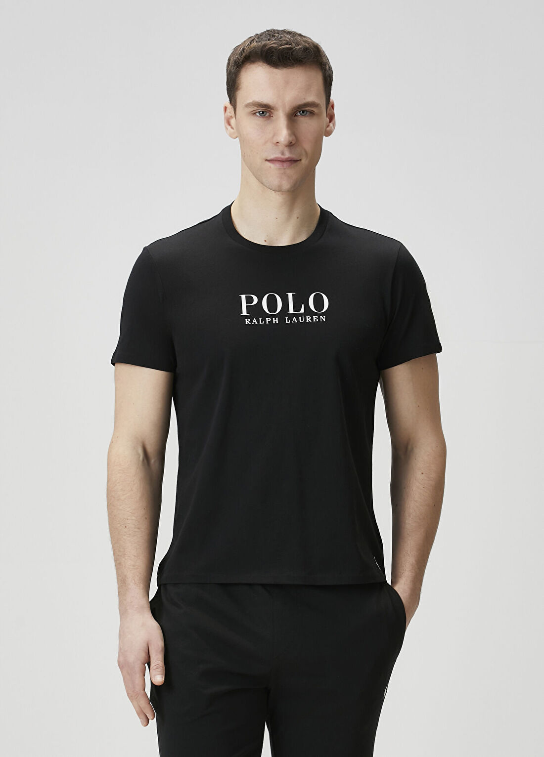 Polo Ralph Lauren Siyah Logolu Pijama Üstü