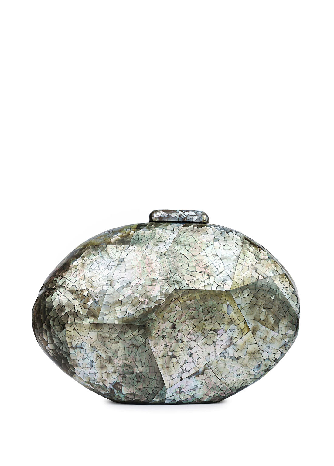 Bago Kai Green Mother Of Pearl Sedef Kadın El Çantası