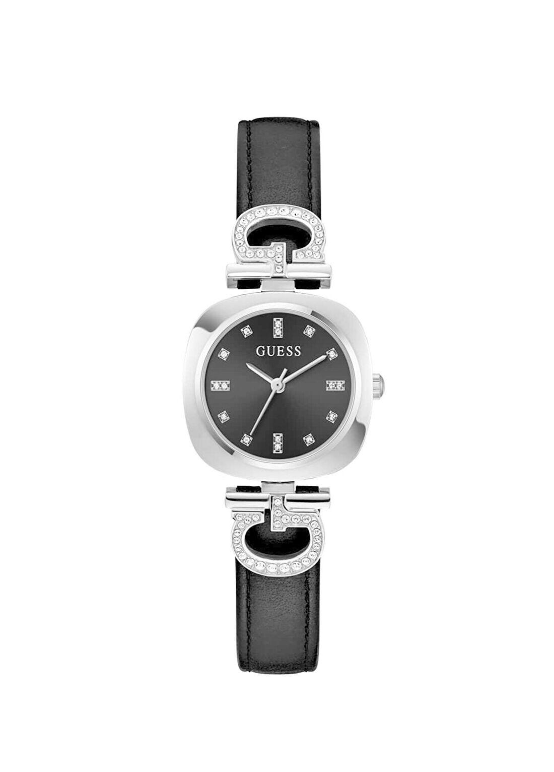 Guess GUGW0938L1 Siyah Deri Kadın Kol Saati