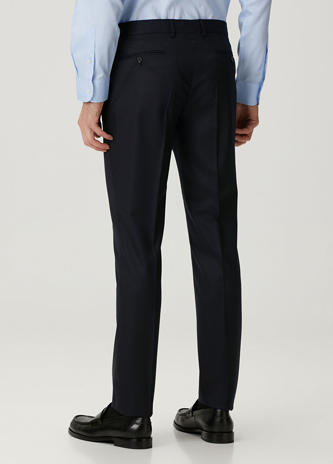 Beymen Collection Drop 7 Lacivert Yün Pantolon görsel 3