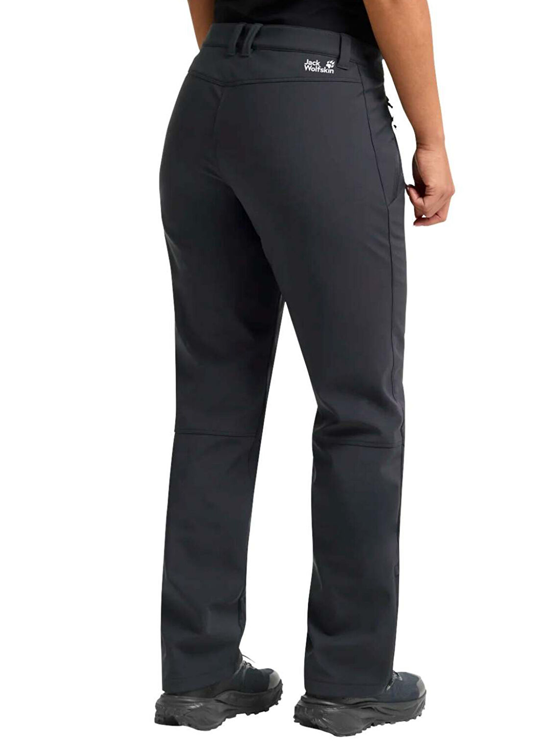 Jack Wolfskin Trek Terrain Pants Siyah Kadın Outdoor Pantolonu görsel 3