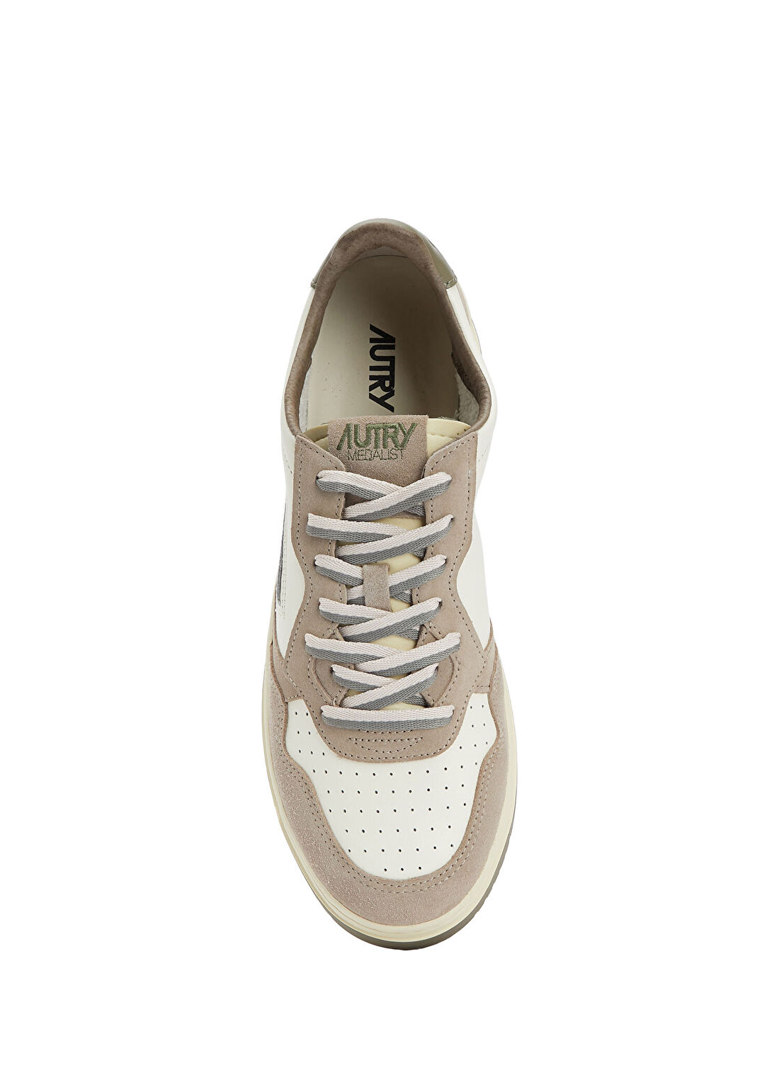 Autry Medalist Bej Beyaz Erkek Deri Sneaker görsel 4