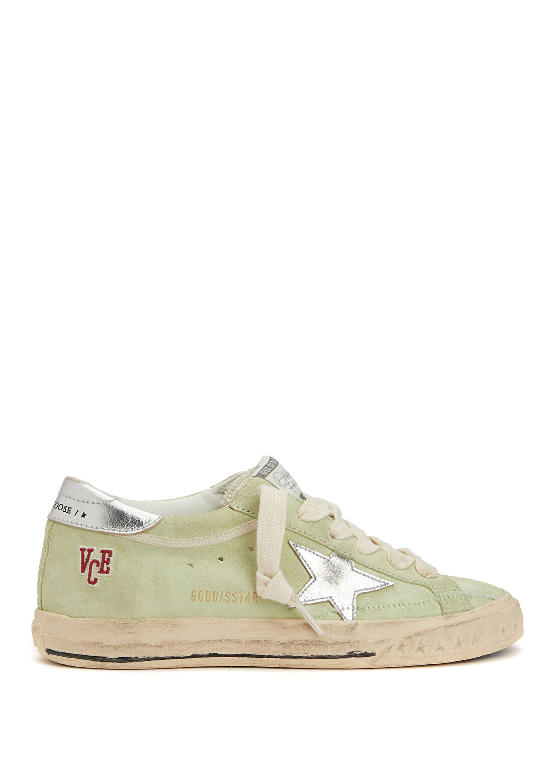 Golden Goose Super-Star Açık Yeşil Kadın Deri Sneaker