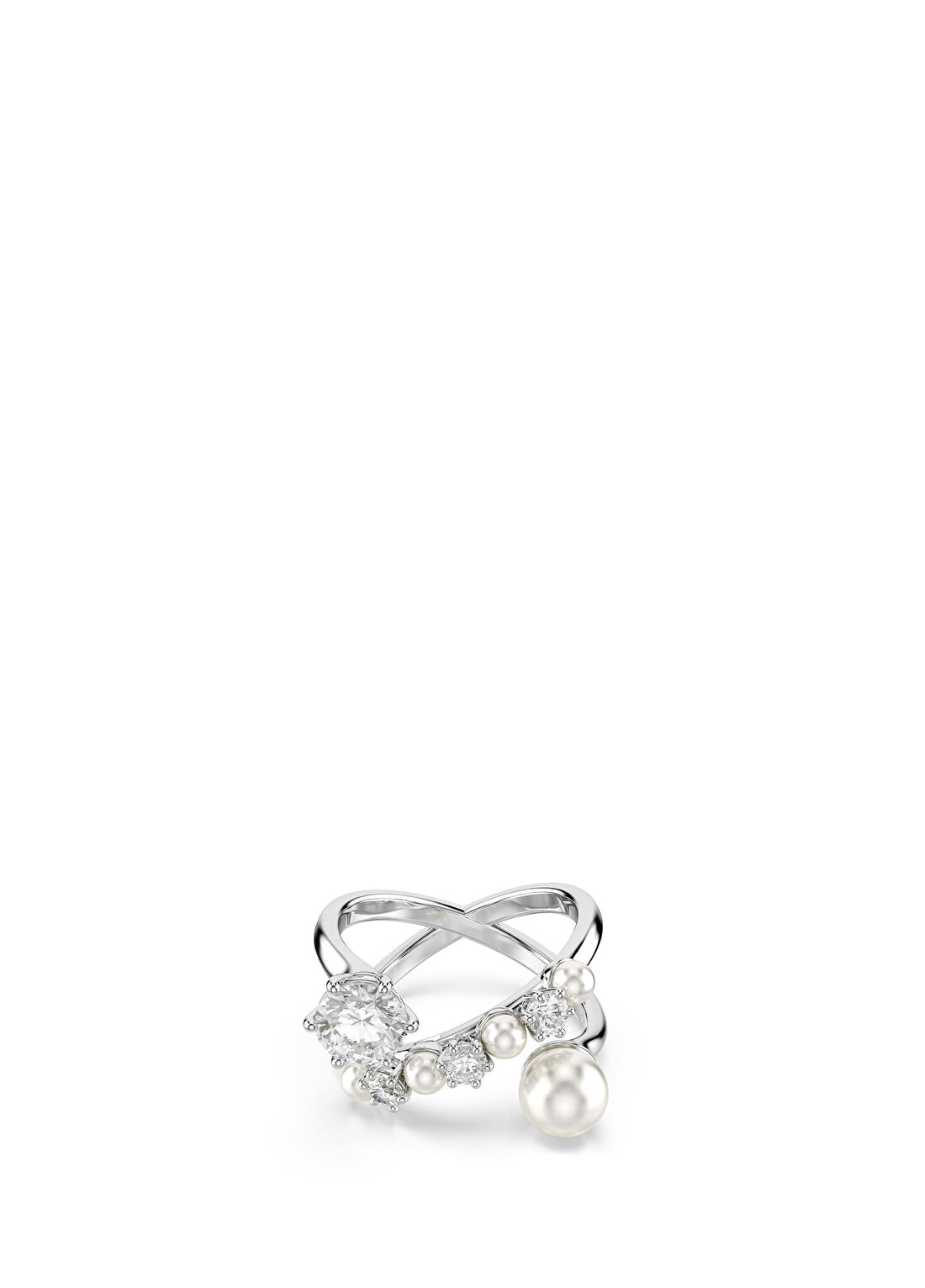 Swarovski Matrix Ring Pearl Kadın Yüzük