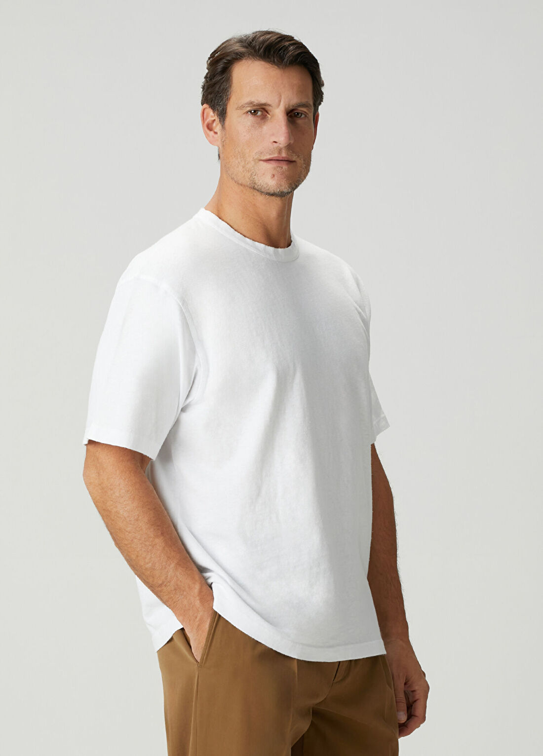 The Row Beyaz Basic T-shirt