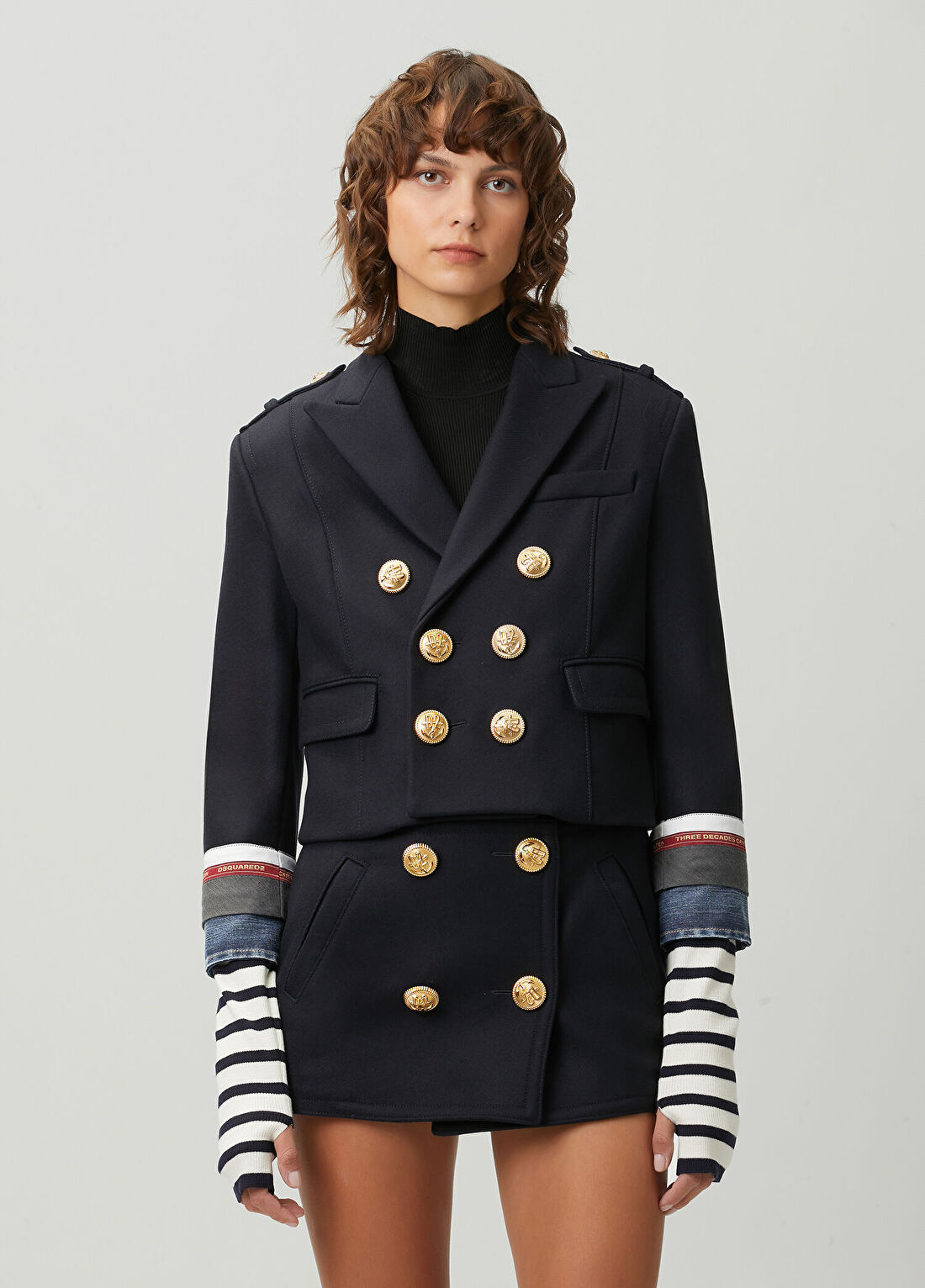 Dsquared2 Lacivert Yün Ceket