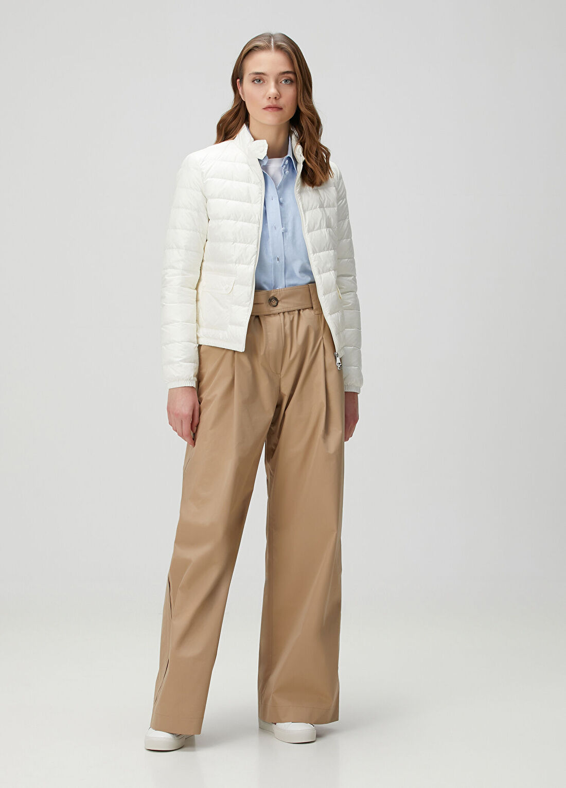 Moncler Lans Beyaz Mont görsel 2