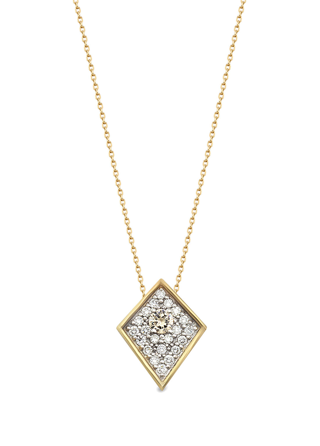 Rita Fine Jewelry Flow Diamond Kadın Altın Kolye