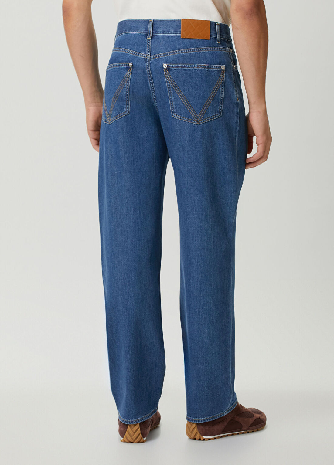 Bottega Veneta Mavi Jean Pantolon görsel 3