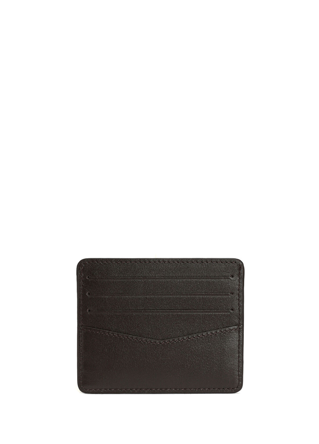 Beymen Collection Kahverengi V Girişli Erkek Deri Kartlık görsel 2