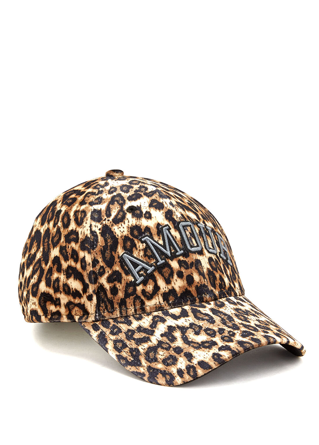 Zadig&Voltaire Kahverengi Leopar Desenli Kadın Şapka