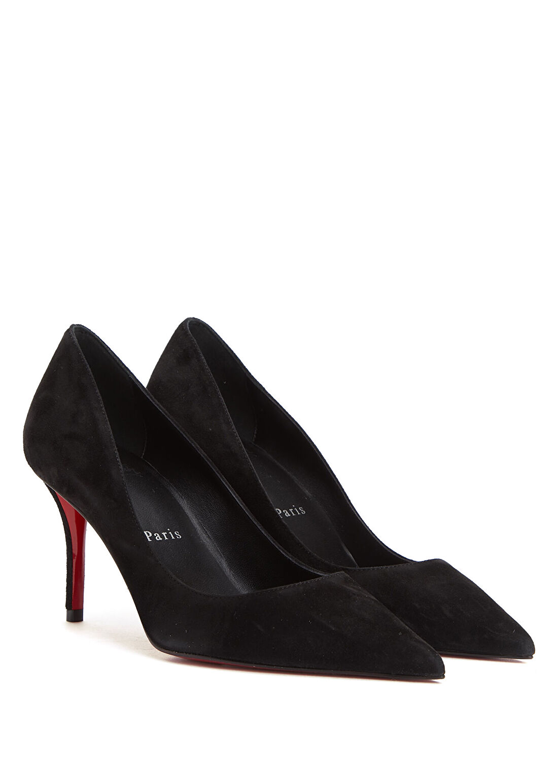 Christian Louboutin Miss Z Siyah Deri Stiletto görsel 2