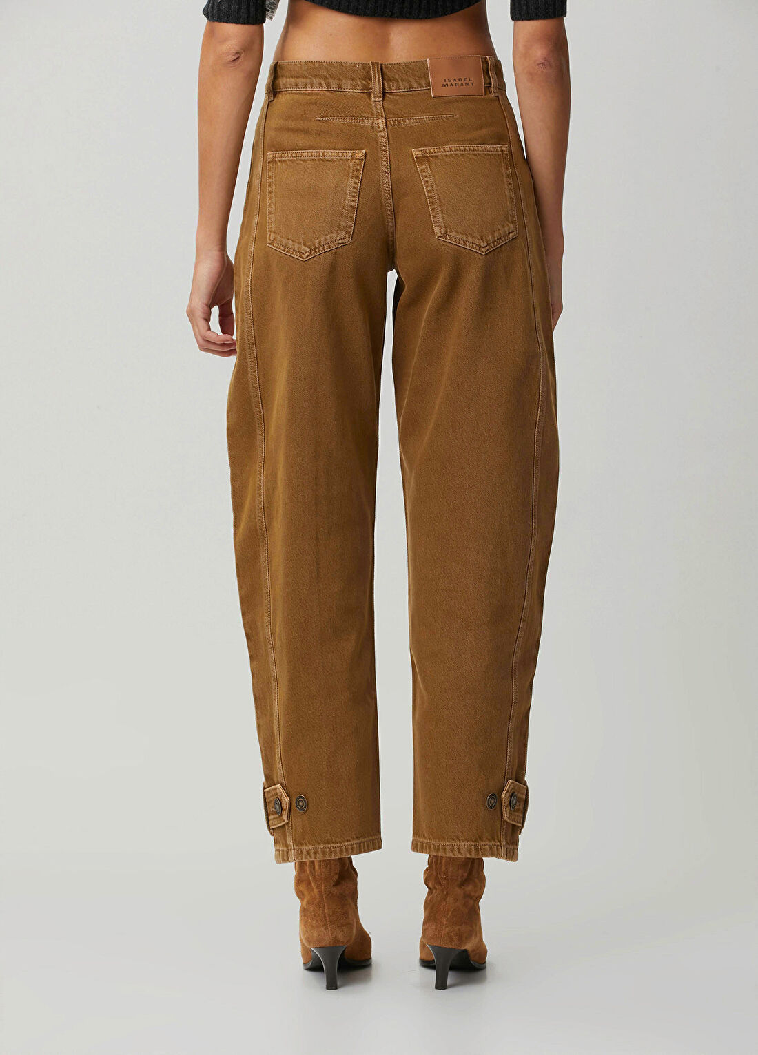 Isabel Marant Leja Taba Jean Pantolon görsel 4