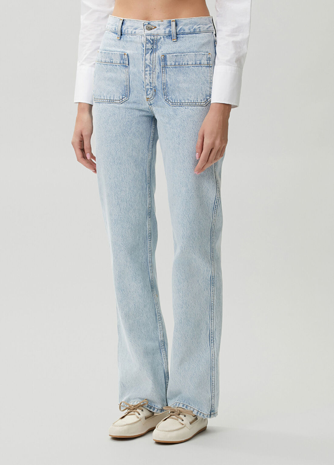 Sandro Moore Mavi Jean Pantolon görsel 3