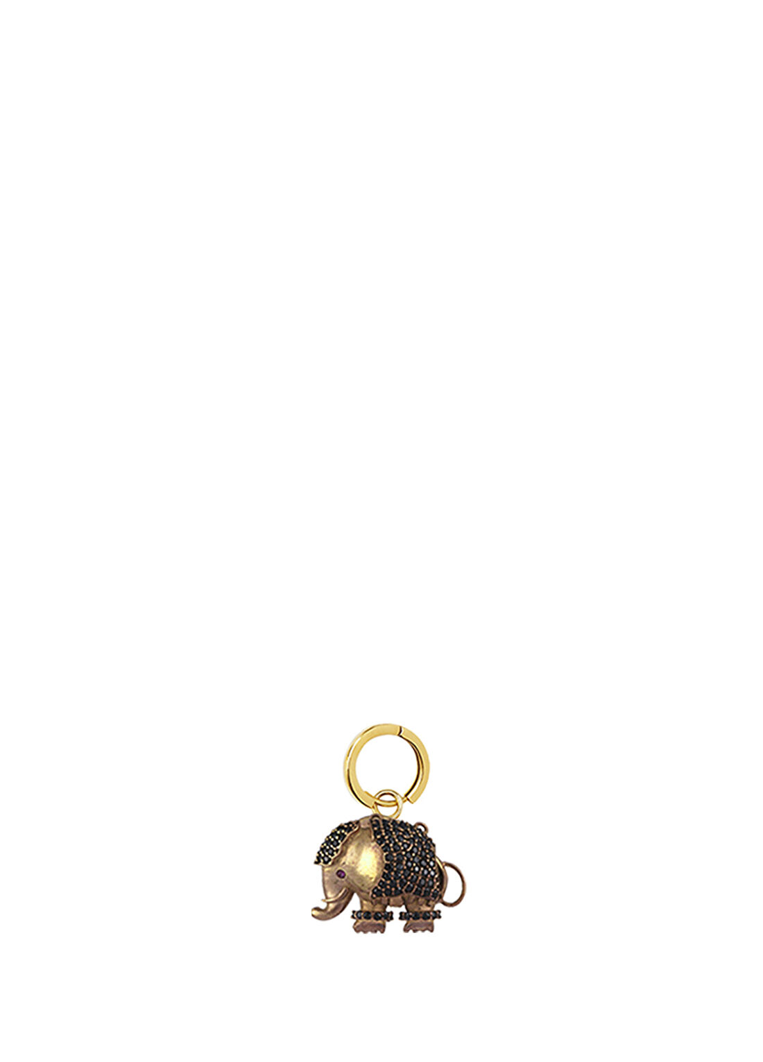 Begum Khan Oriental Elephant Hoop Altın Kaplama Piercing