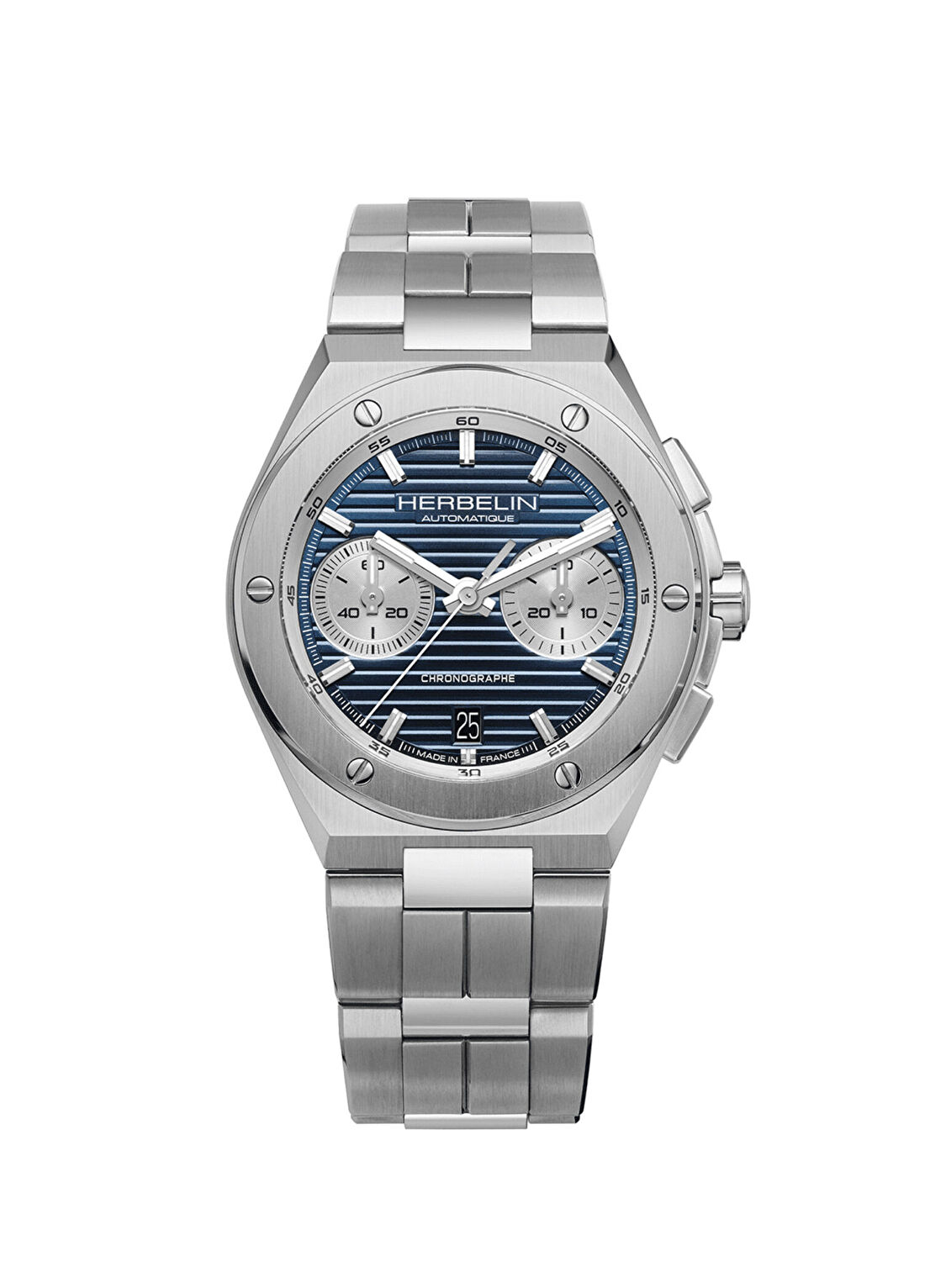 Herbelin Cap Camarat Automatic Chronograph 245B25 Çelik Erkek Kol Saati