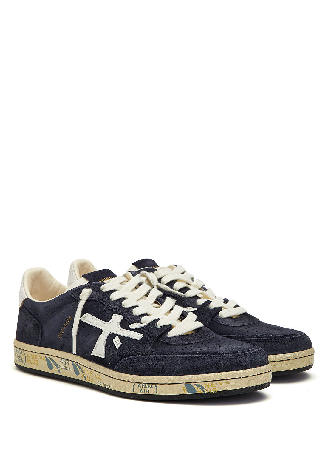 Premiata Clay Lacivert Beyaz Erkek Deri Sneaker görsel 2