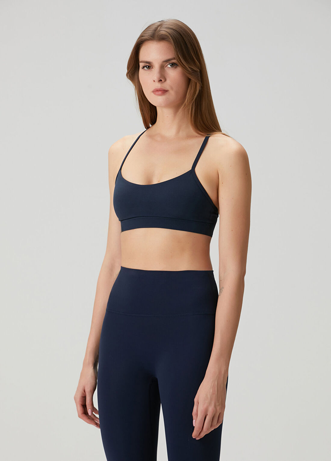 lululemon Flow Y Nulu Lacivert Sütyen